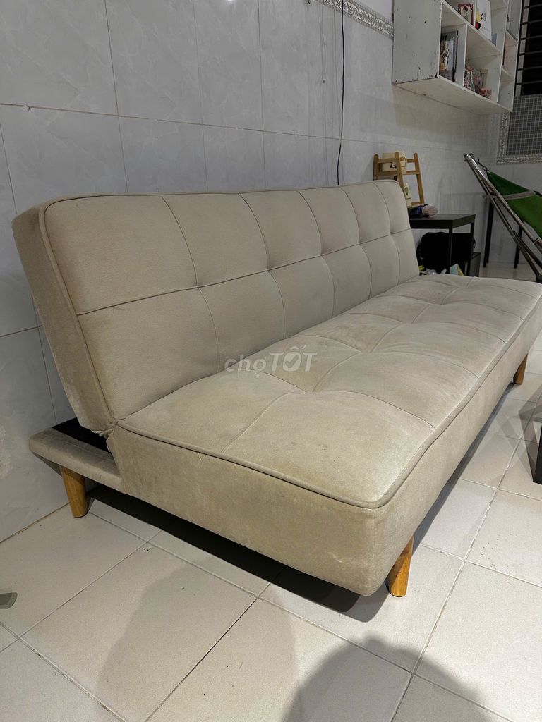 Ghế sofa giường Vải nỉ Be. Mua bán Giường, chăn ga gối nệm tại Quận Tân Phú Tp Hồ Chí Minh được đăng bởi Vo Quoc Phuong Dung hình 1