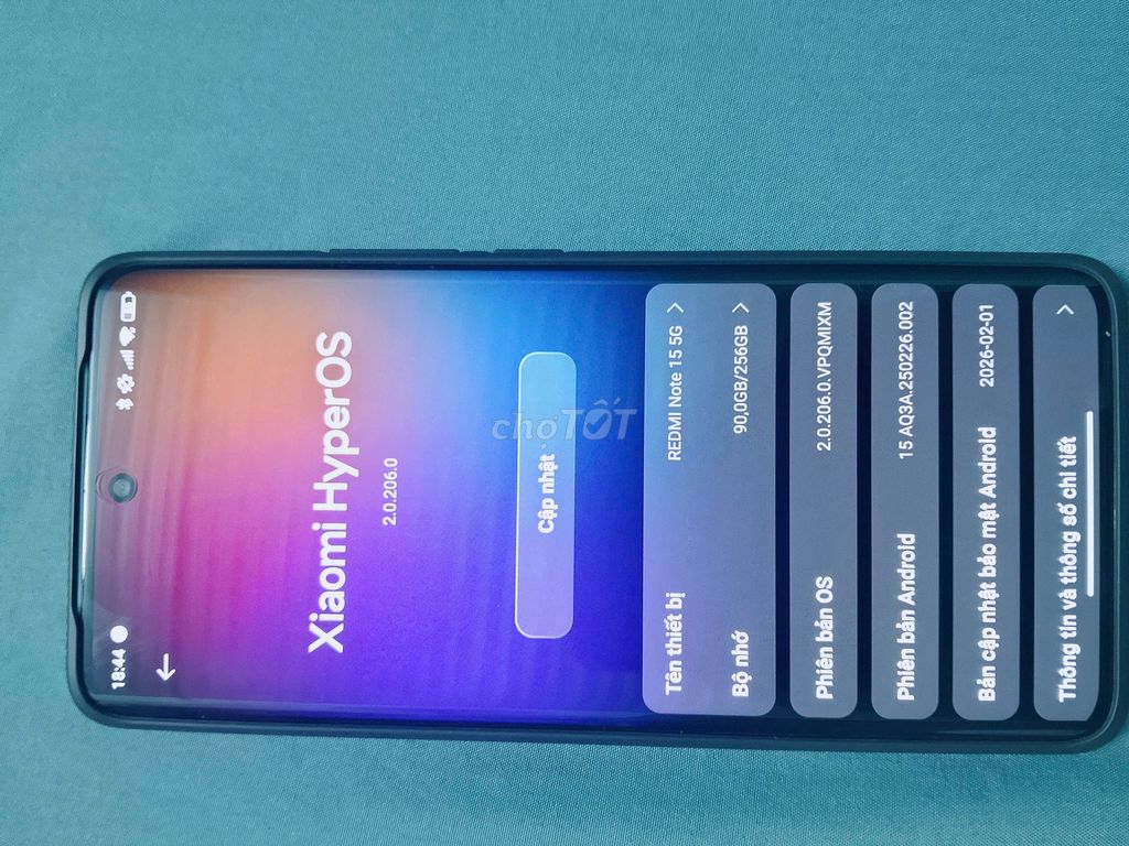 Xiaomi Redmi Note 15 5G 256GB Bạc Mua ở TGDD. Mua bán Điện thoại tại Huyện Long Thành Đồng Nai được đăng bởi Dydu Hdhd hình 1