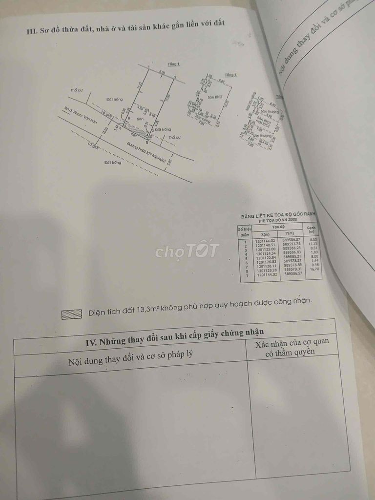 BÁN GẤP NHÀ 2 TẦNG 92,3m2  CHÍNH CHỦ. Mua bán nhà ở tại Huyện Hóc Môn Tp Hồ Chí Minh được đăng bởi Trần Thị Kim Hoang hình 5
