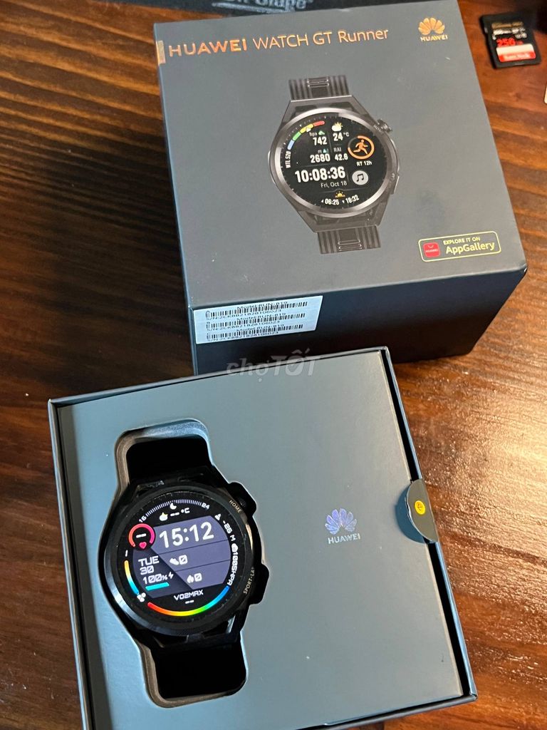 Huawei GT Runner Đen Like new. Mua bán Thiết bị đeo thông minh tại Quận 7 Tp Hồ Chí Minh được đăng bởi Pham Quang Trung hình 1