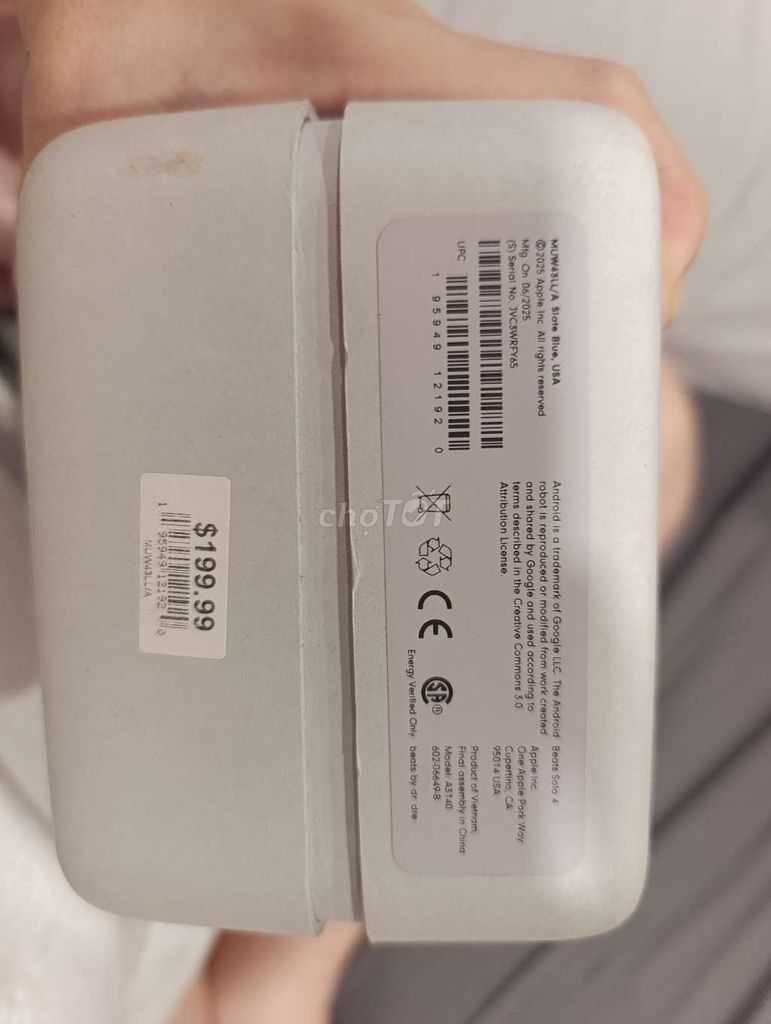 Tai nghe Beats Solo 4 Xanh xám. Mua bán Thiết bị đeo thông minh tại Quận 1 Tp Hồ Chí Minh được đăng bởi Hoàng Ngọc Vân Anh hình 1