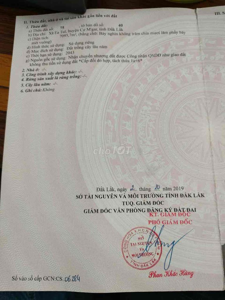SANG NHƯỢNG TRANG TRẠI NÔNG NGHIỆP & CHĂN NUÔI XANH 2,8HECTA. Mua bán đất tại Huyện Cư M'gar Đắk Lắk được đăng bởi Tran Quoc hình 2