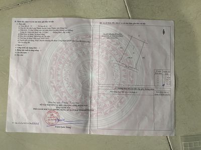 BÁN NHÀ ĐẤT SỔ RIÊNG 213M2 THỊ TRẤN LONG THÀNH