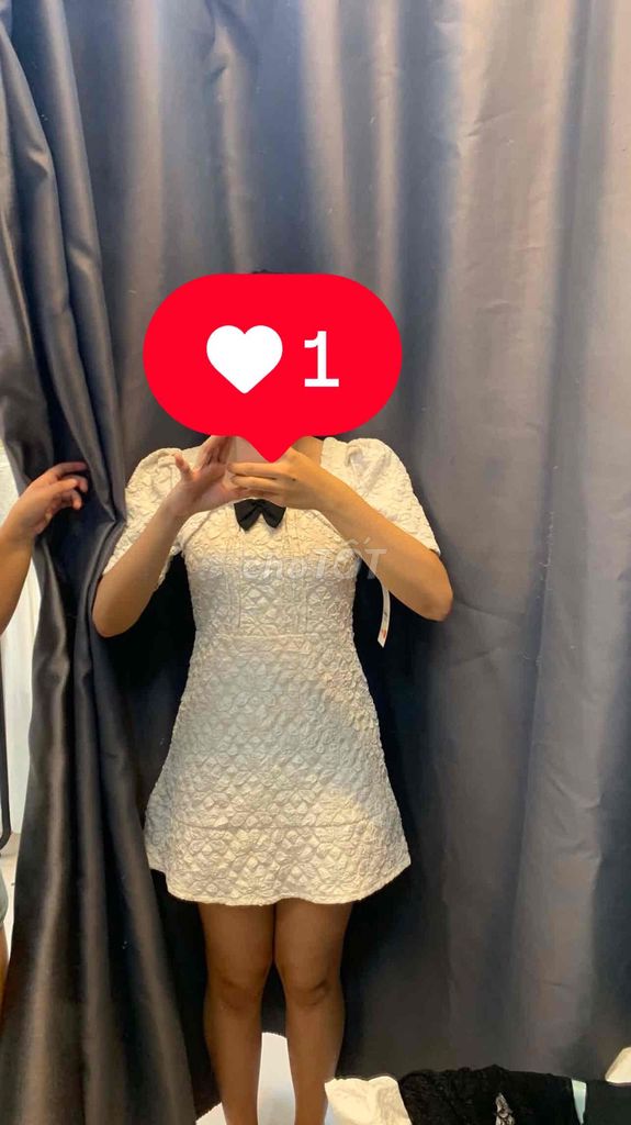 Váy Nữ Vải dập nổi Trắng. Mua bán Quần áo tại Quận Đống Đa Hà Nội được đăng bởi Phương Minh hình 1
