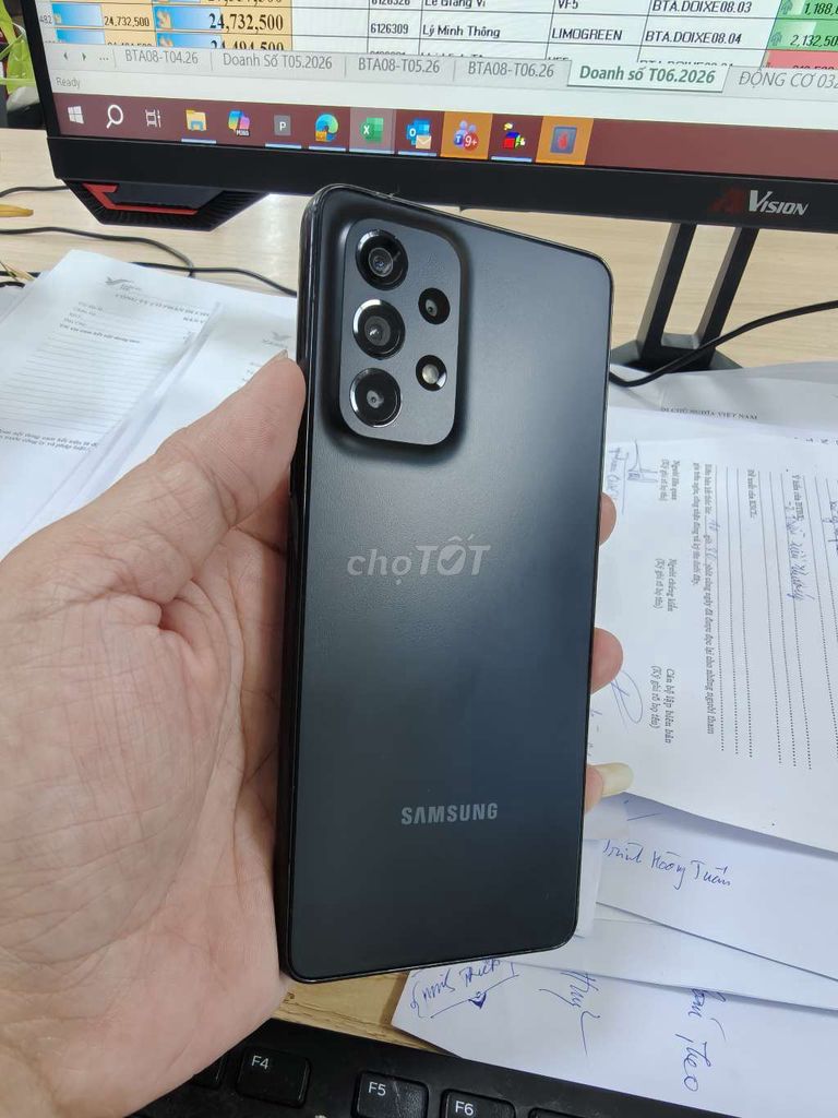 Samsung Galaxy A53 8GB 128GB Đen 2 sim 5G. Mua bán Điện thoại tại Quận Bình Tân Tp Hồ Chí Minh được đăng bởi Long Vespa  hình 1
