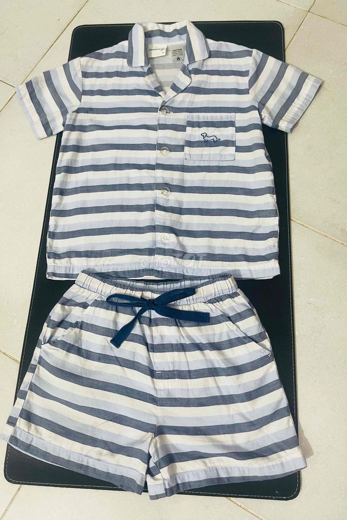 Set đồ auth bé hiệu Peter Alexander size 5 mới 90%