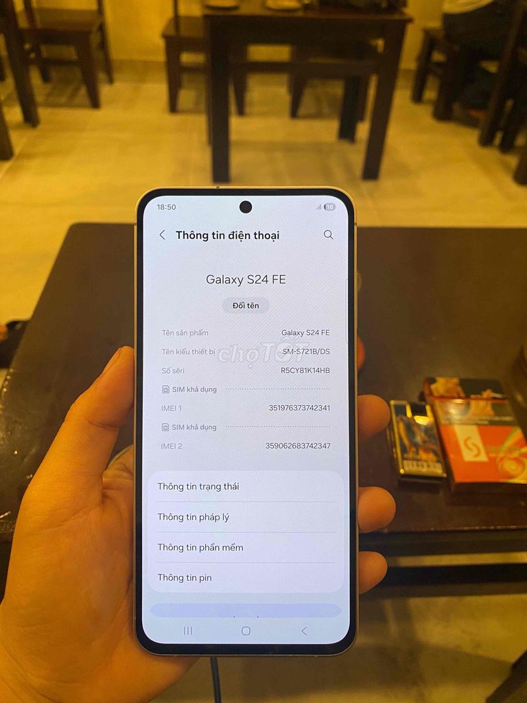 Samsung Galaxy S24 FE 256GB Bạc. Mua bán Điện thoại tại Quận 8 Tp Hồ Chí Minh được đăng bởi Minh hình 1