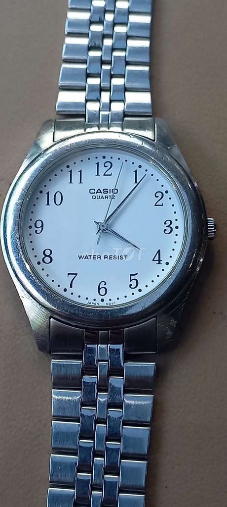 Đồng hồ CASIO máy pin Miyota Nhật Size 36 còn tốt