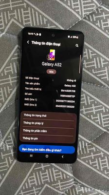 Samsung Galaxy A52 128GB Đen