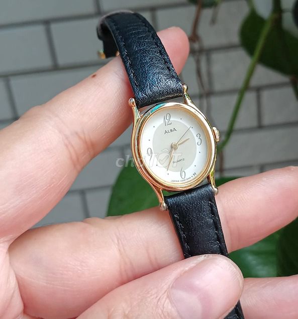 Alba -Đồng hồ Nữsize nhỏ mạ vàng chuẩn Nhật bềnđẹp. Mua bán Đồng hồ tại Huyện Nhà Bè Tp Hồ Chí Minh được đăng bởi Hàng hiệu Secondhand hình 5