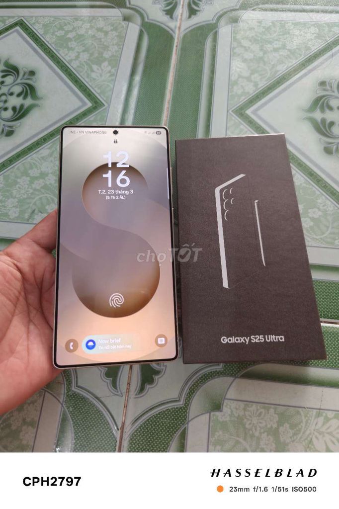 Samsung S25 Ultra 256GB titan Đã dùng. Mua bán Điện thoại tại Huyện Châu Thành Kiên Giang được đăng bởi Tài Huỳnh hình 1
