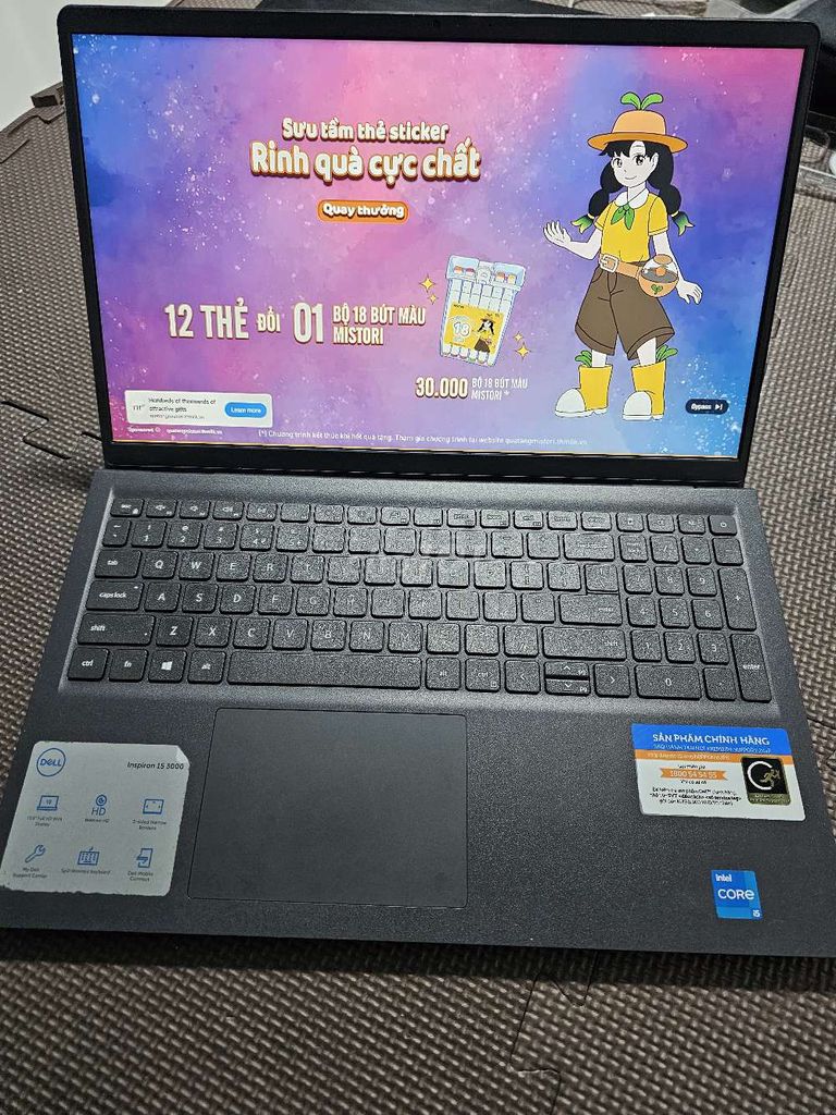 DELL i5 11th mỏng nhẹ màn to 15.6" SSD 512G RAM 8G