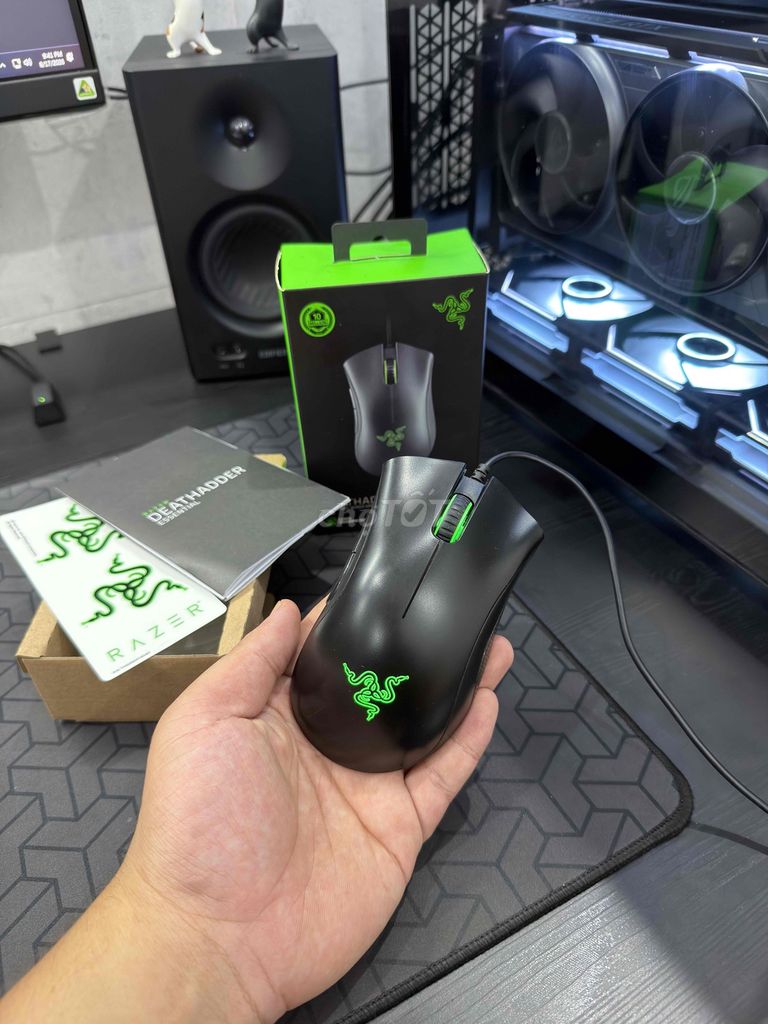 Chuột Razer Deathadder Essential Đen. Mua bán Phụ kiện (Màn hình, Chuột...) tại Huyện Cư M'gar Đắk Lắk được đăng bởi Phương Bự hình 1