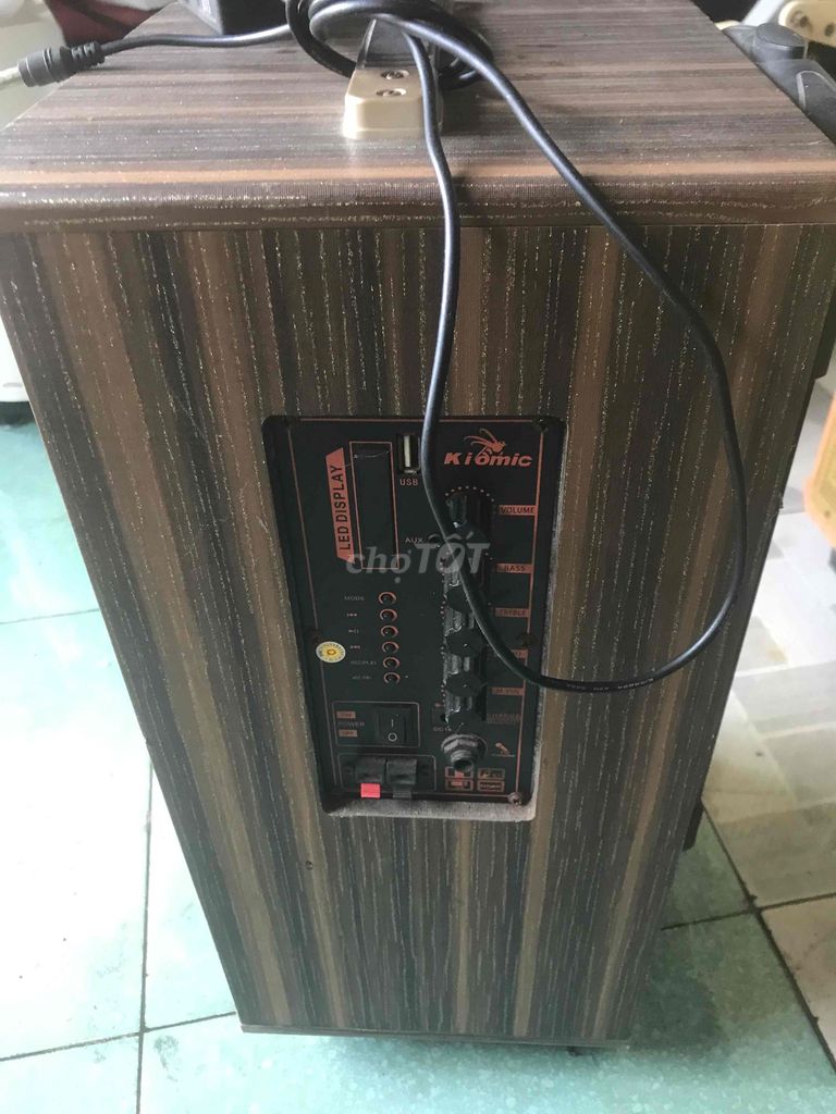Loa kéo Kiomic Nâu Gỗ. Mua bán Tivi, Âm thanh tại Huyện Bình Chánh Tp Hồ Chí Minh được đăng bởi việt  hình 1