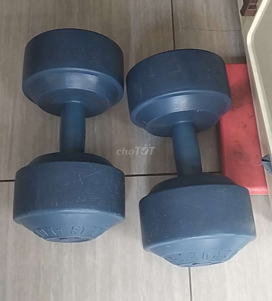 Tạ tay nhựa 10kg/cái Xanh . Mua bán Đồ thể thao, Dã ngoại tại Quận Gò Vấp Tp Hồ Chí Minh được đăng bởi mrNam  hình 1