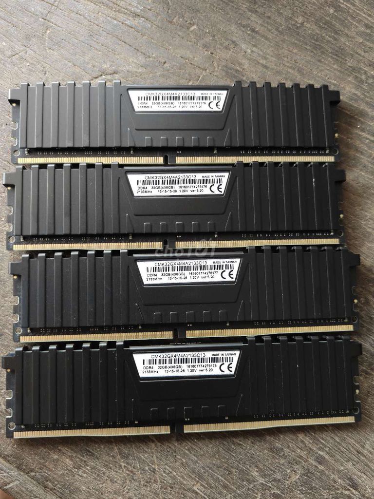 Corsair Vengeance LPX 4 thanh mỗi thanh 8Gb . Mua bán Linh kiện (RAM, Card...) tại Huyện Yên Thành Nghệ An được đăng bởi TOAN NA hình 1