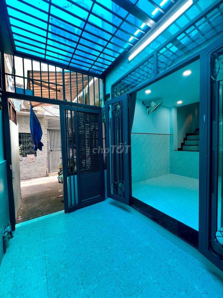 Nhà ở ngay 4 tầng, 20m2, Nơ Trang Long P3 Bình Thạnh, Bán chỉ 4,xx tỷ