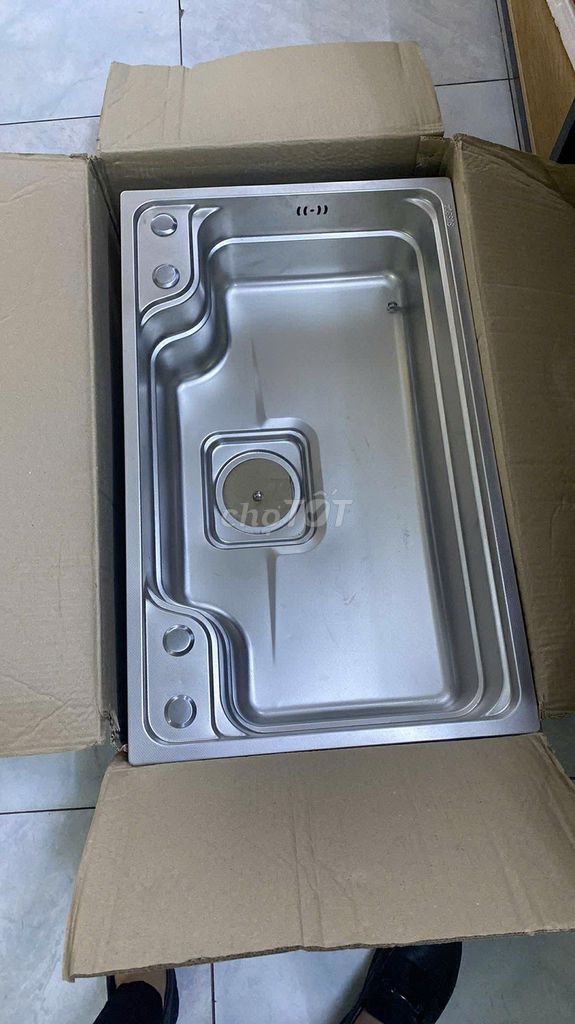 Chậu rửa bát Inox 304 Bạc. Mua bán Thiết bị vệ sinh, nhà tắm tại Huyện Đông Anh Hà Nội được đăng bởi Anh Tuan hình 1