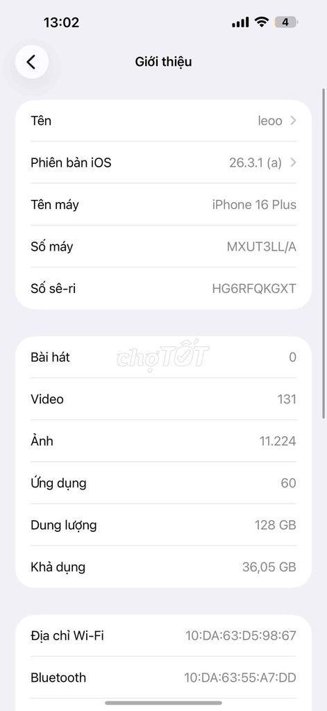 Apple iPhone 16 Plus 128GB Đen. Mua bán Điện thoại tại Quận Tân Phú Tp Hồ Chí Minh được đăng bởi Trường  hình 1