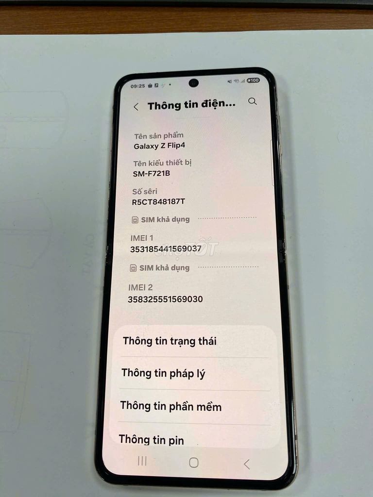 Samsung Galaxy Z Flip4 Vàng kem. Mua bán Điện thoại tại Quận Nam Từ Liêm Hà Nội được đăng bởi Phạm Tuấn Anh hình 1