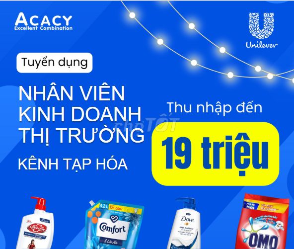 Tuyển nhân viên tư vấn bán hàng Unilever