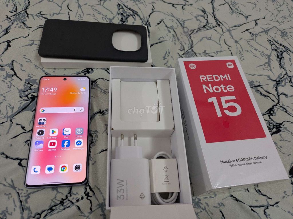 Xiaomi Redmi Note 15 Tím Đã sử dụng. Mua bán Điện thoại tại Quận 8 Tp Hồ Chí Minh được đăng bởi T hình 1