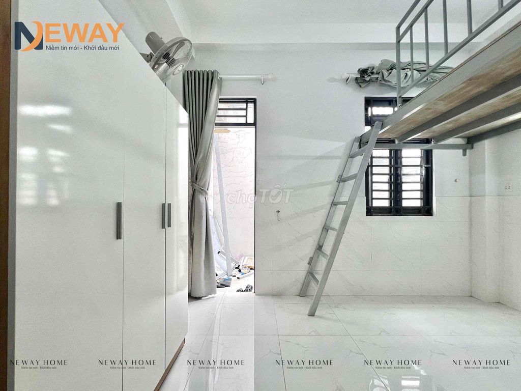 trọ gò vấp giá rẻ, ban công, cửa sổ, rộng thoáng
