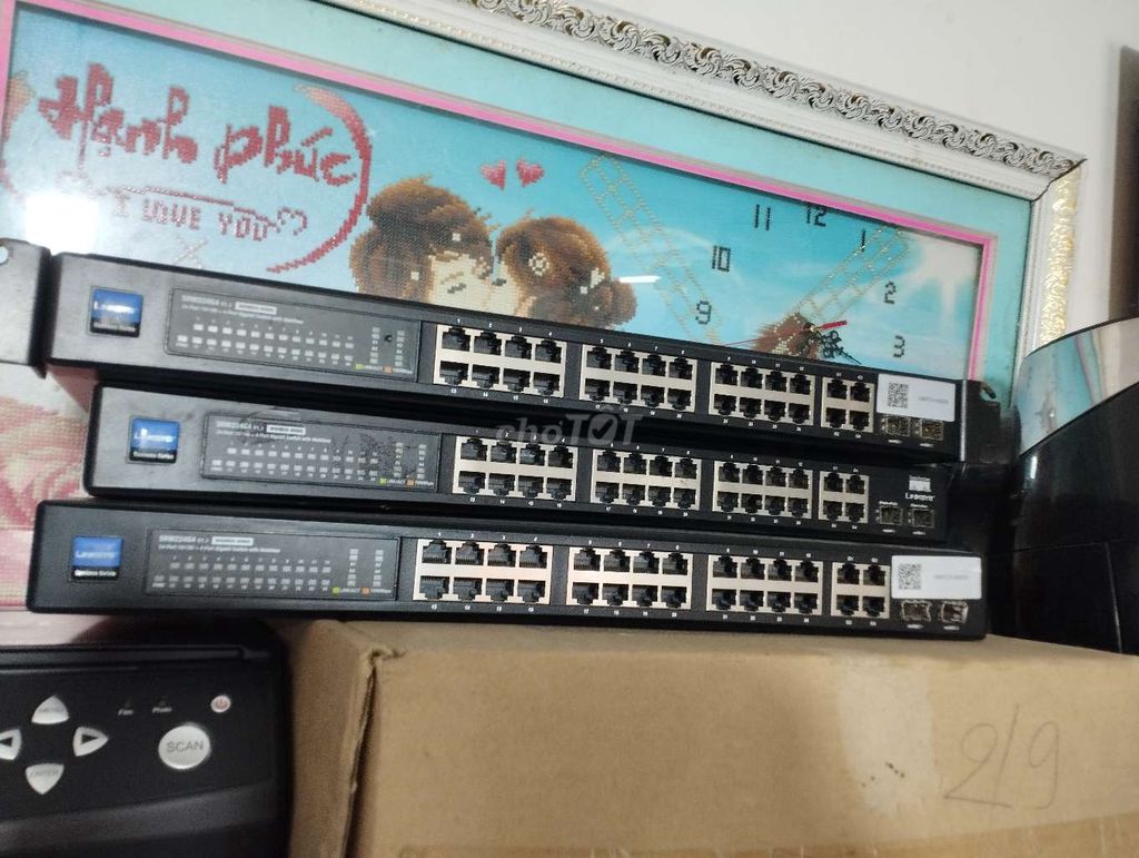 Tl switch chia mạng 24 port pass kt