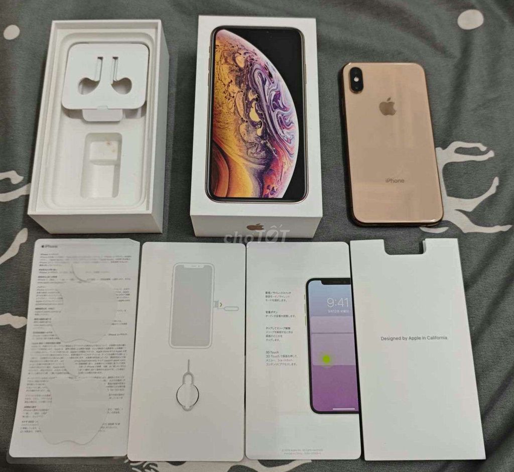 Bán Iphone XS QT 64gb màu Gold Fullbox trùng IMEI