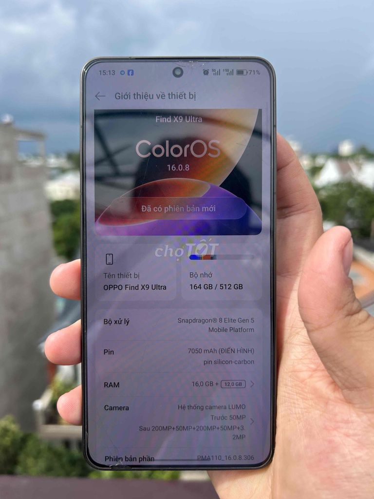 Oppo Find X9 Ultra 12GB 512GB Xám. Mua bán Điện thoại tại Thành phố Biên Hòa Đồng Nai được đăng bởi Ngô Hoàng Tín hình 1