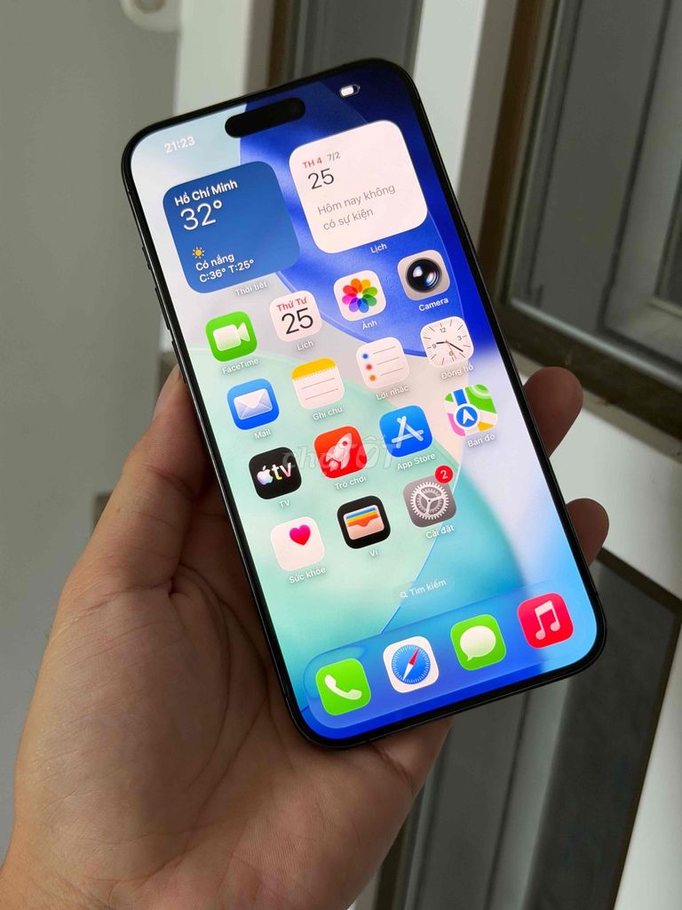 Apple iPhone 15 Pro Max 512GB Đen Đã qua sử dụng. Mua bán Điện thoại tại Quận Cái Răng Cần Thơ được đăng bởi Đức Xưởng Đức Khánh Lý hình 1
