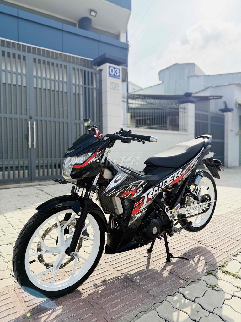 Suzuki Raider 150 Fi 2021 dọn kiểng full new. Mua bán Xe máy tại Quận 8 Tp Hồ Chí Minh được đăng bởi Giang Vo hình 1