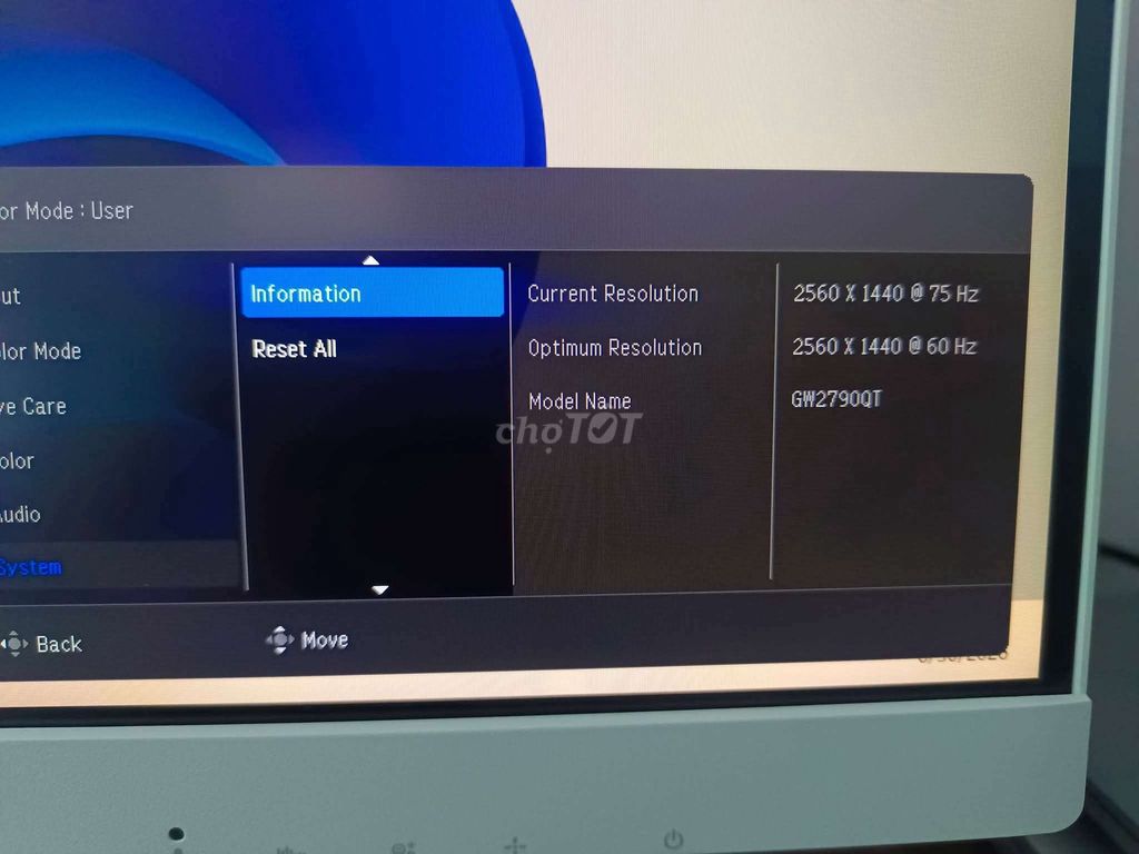 Màn hình BenQ GW2790QT 27 inch 2K IPS Trắng. Mua bán Phụ kiện (Màn hình, Chuột...) tại Quận Cẩm Lệ Đà Nẵng được đăng bởi Anh Hoàng hình 1