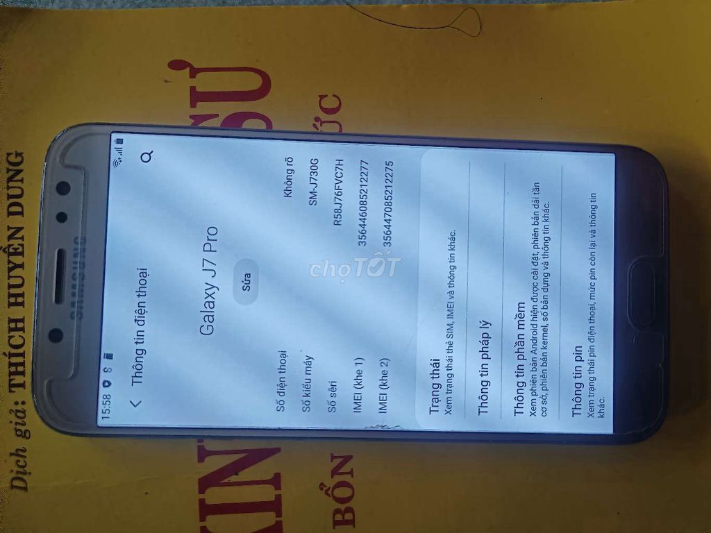 Samsung J7 Pro Vàng đồng 98% mới. Mua bán Điện thoại tại Thành phố Quảng Ngãi Quảng Ngãi được đăng bởi linh hình 1