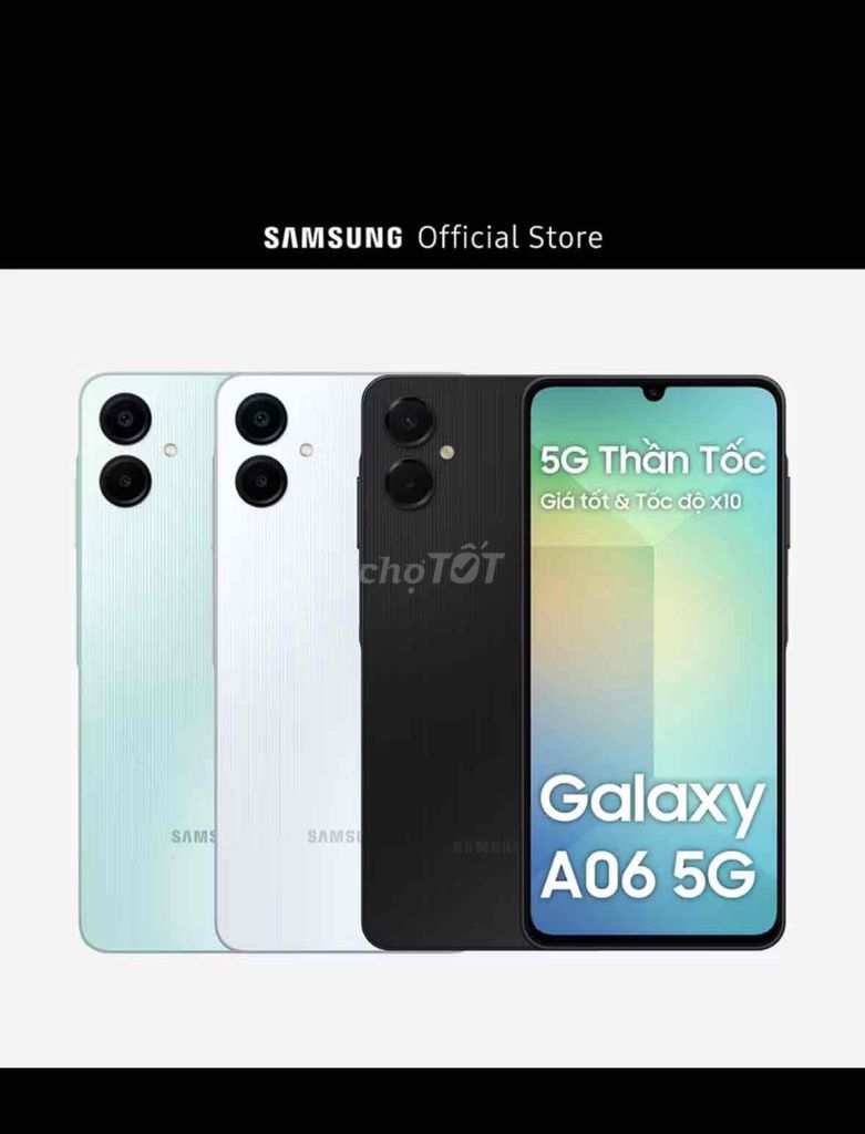 Samsung Galaxy A06 5G 128GB Đen. Mua bán Điện thoại tại Thành phố Tân An Long An được đăng bởi batman hình 1