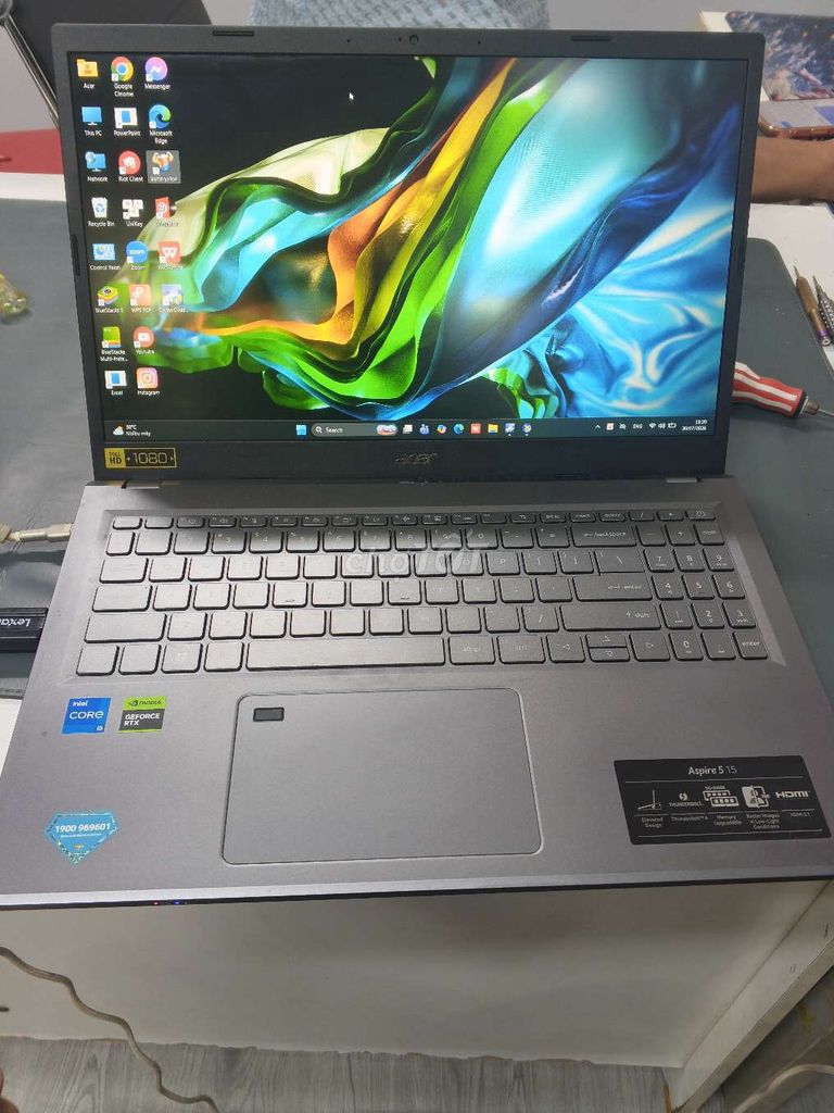 Acer Aspire 5 i5-1340H 16GB/512GB RTX 2050 Xám. Mua bán Laptop tại Quận Gò Vấp Tp Hồ Chí Minh được đăng bởi Chí Hướng Group  hình 1