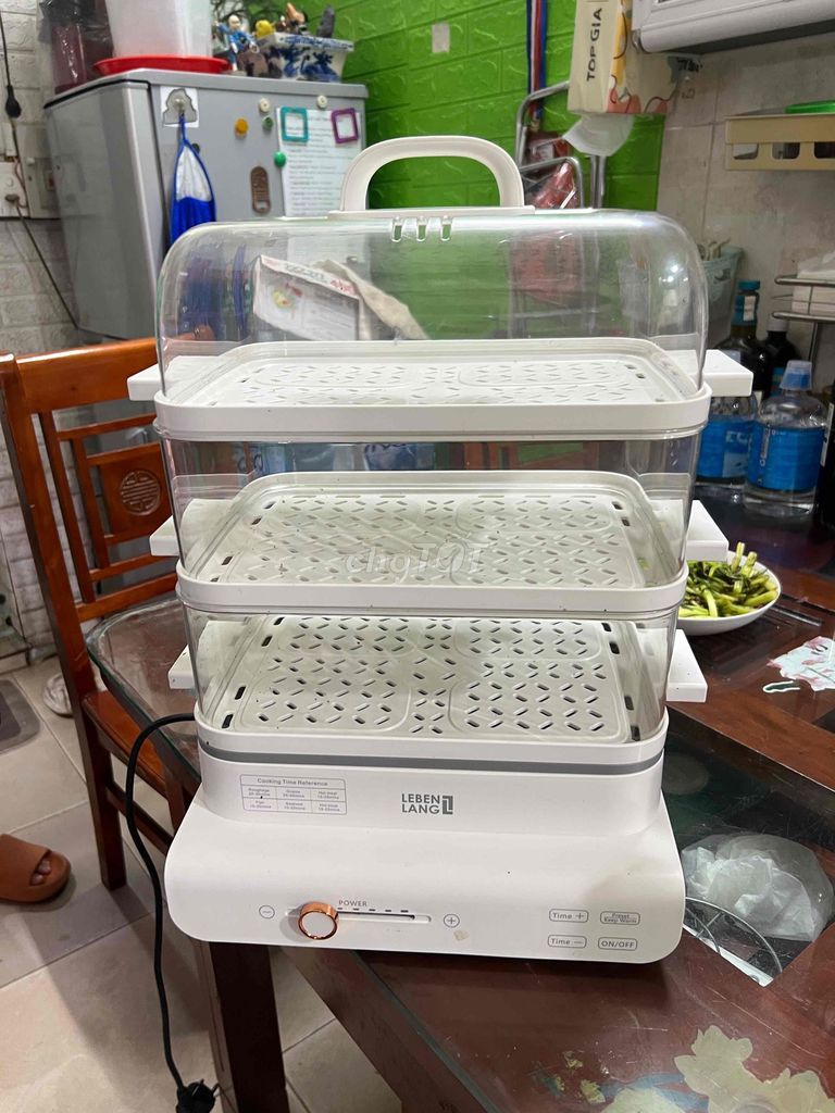 Nồi hấp điện Lebenlang Trắng. Mua bán Bếp, lò, đồ điện nhà bếp tại Quận Hoàn Kiếm Hà Nội được đăng bởi Trần Bo hình 1