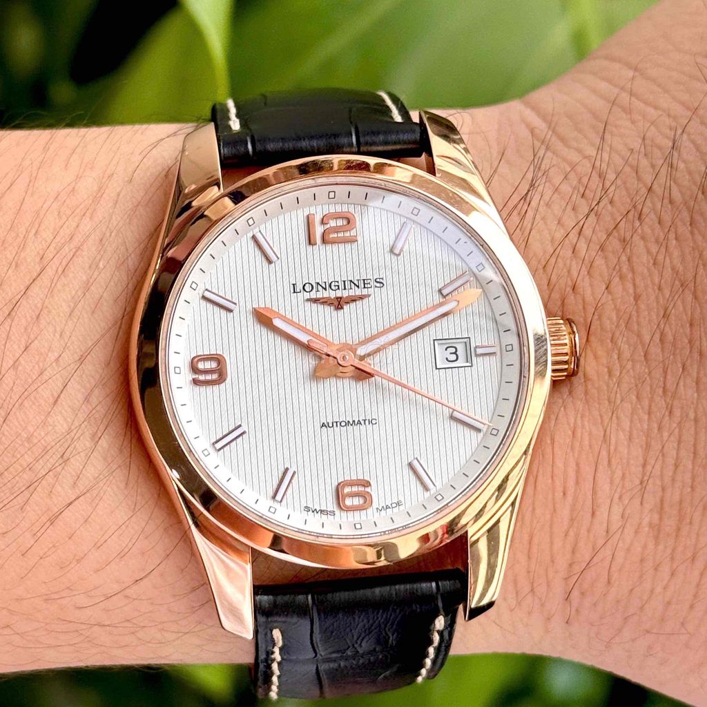 Longines Conquest Classic L2.785.8.76.3 Rose Gold