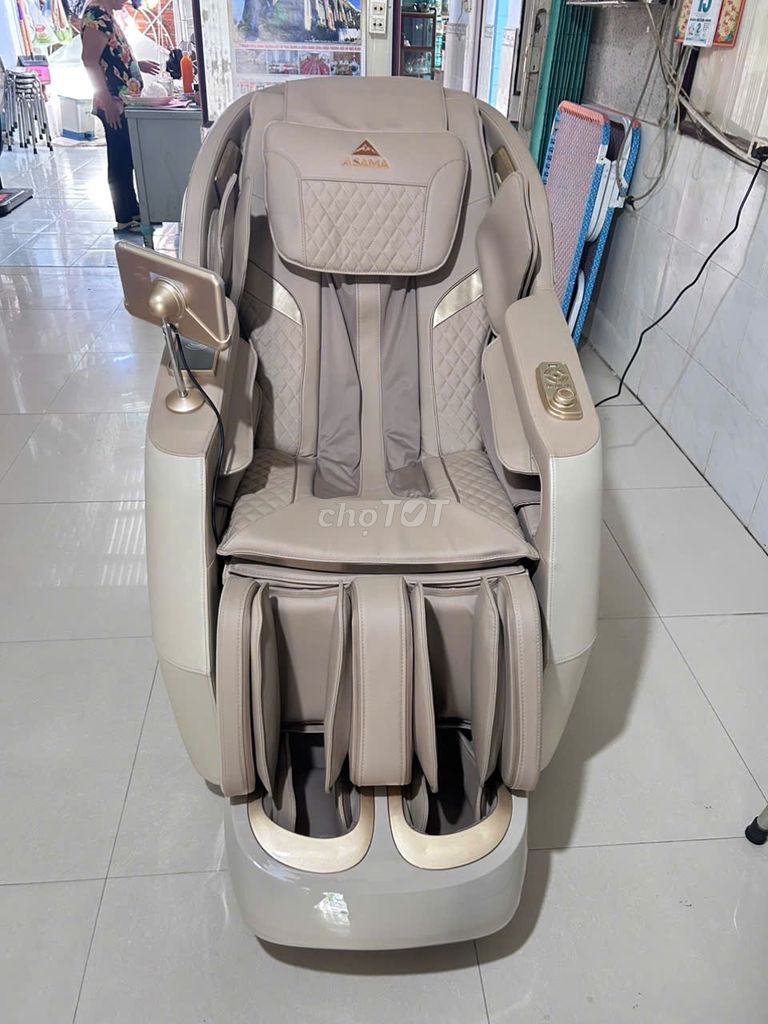Ghế massage ASAMA SONIC 68 Trắng Bi lăn toàn thân. Mua bán Bàn ghế tại Huyện Cao Lãnh Đồng Tháp được đăng bởi lantuongasama hình 1
