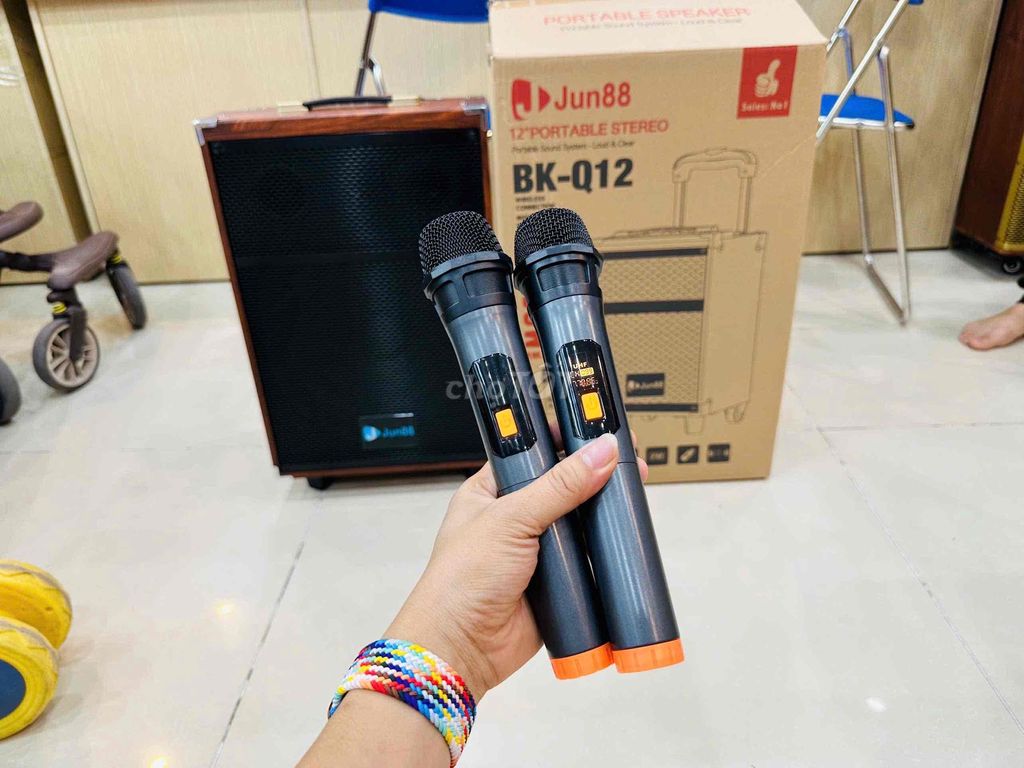 Loa kéo karaoke Jun88 BK-Q12. Mua bán Tivi, Âm thanh tại Quận Đống Đa Hà Nội được đăng bởi Bảo Táo Store hình 1