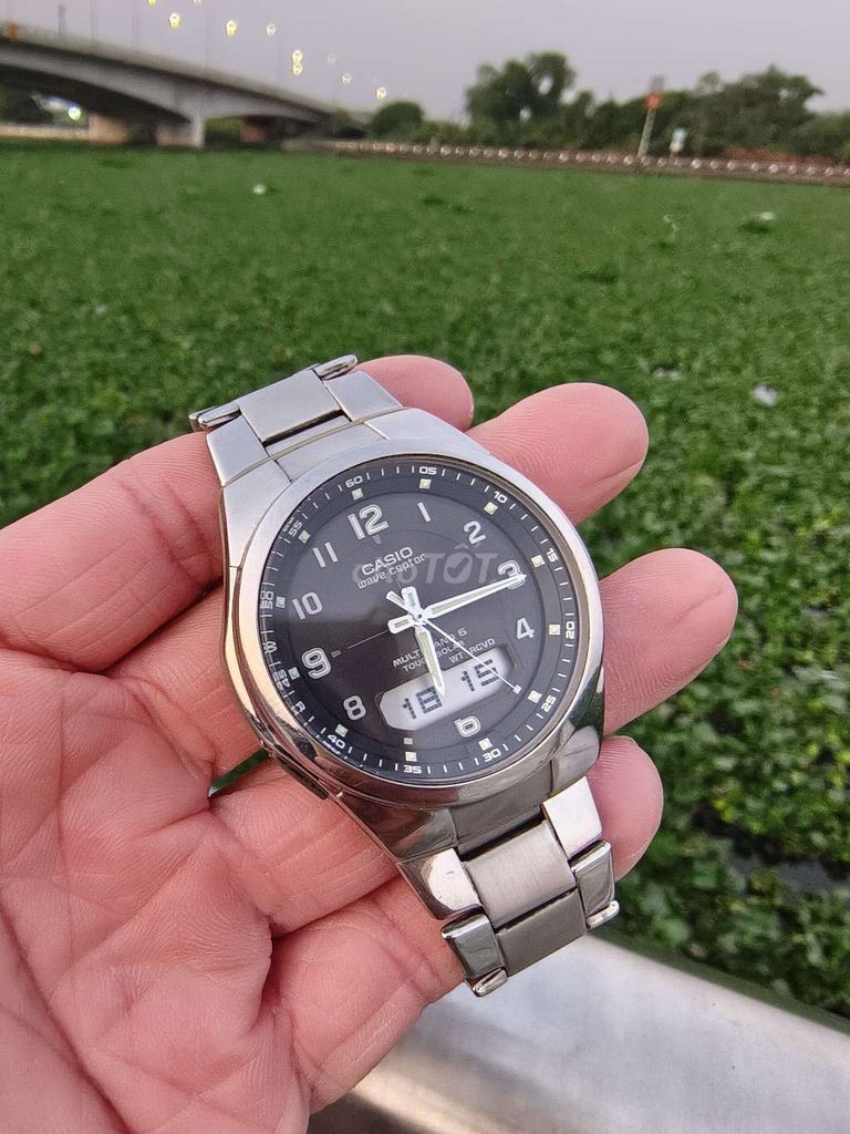 Casio Wave Ceptor WVA M600 Bạc. Mua bán Đồng hồ tại Huyện Tân Trụ Long An được đăng bởi Trần Minh hình 1