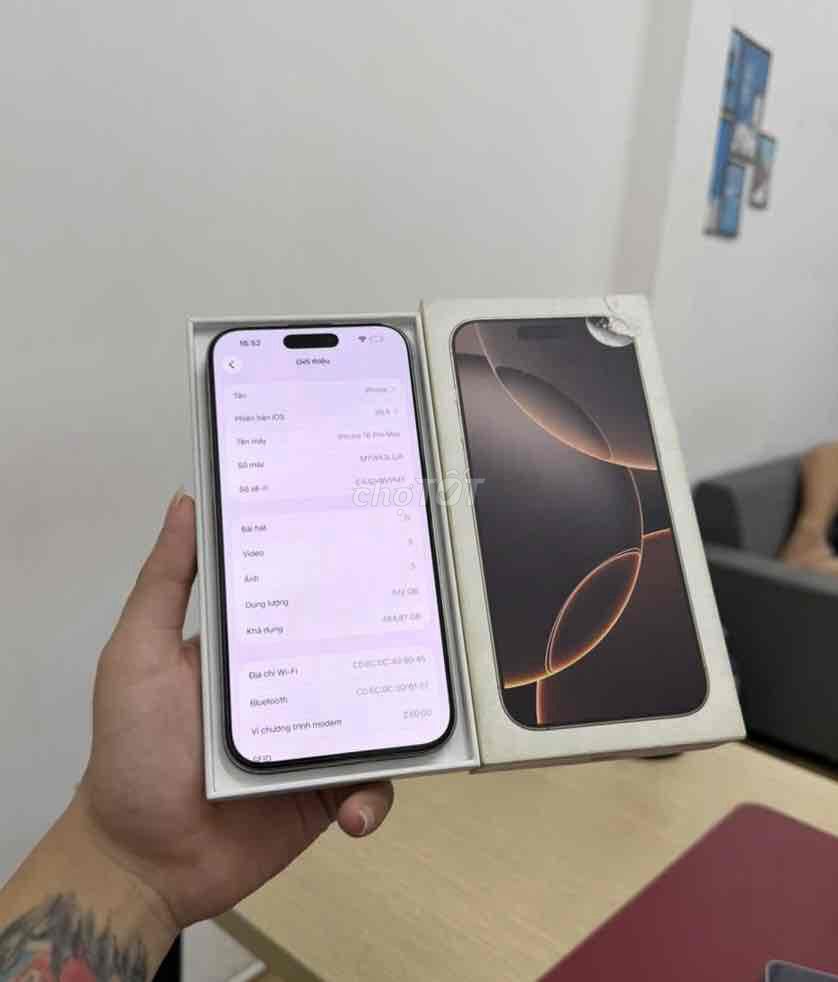 iPhone 16 Pro Max 512GB Zin All Nguyên Bản. Mua bán Điện thoại tại Quận Đống Đa Hà Nội được đăng bởi TP Hanoi Mobile hình 1