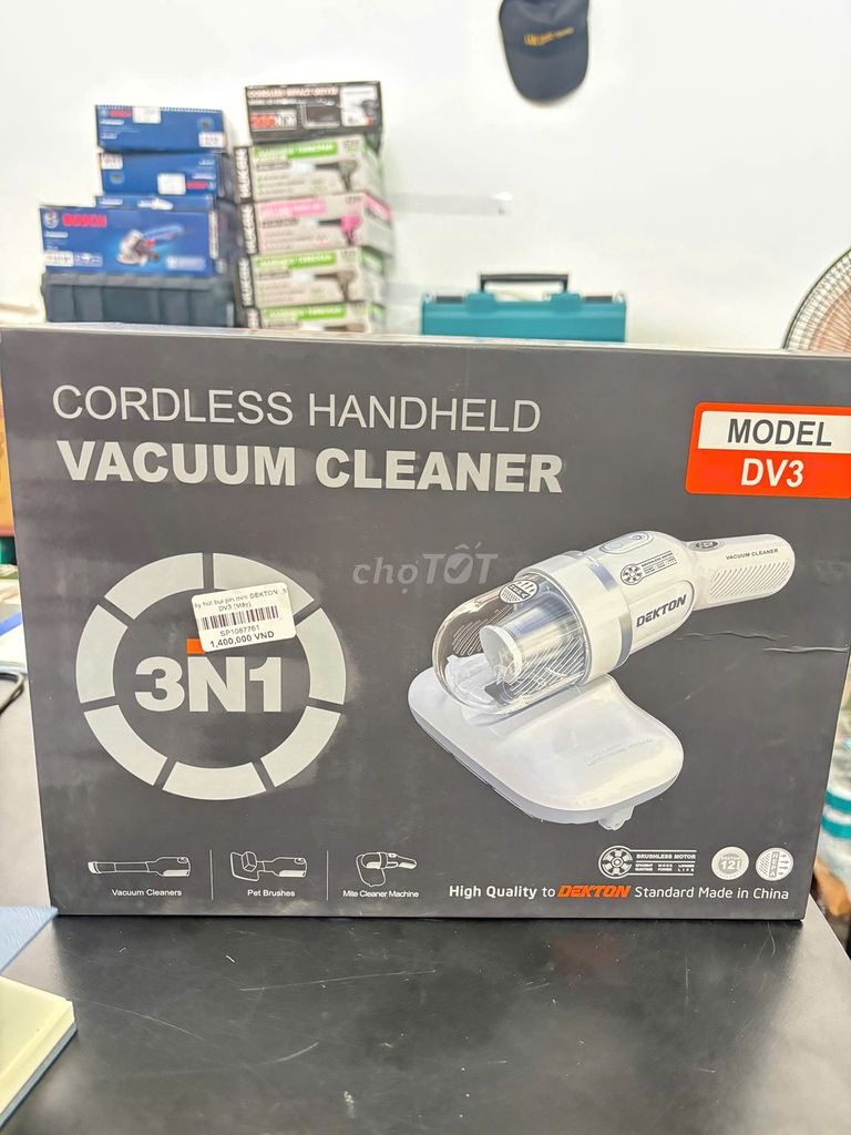 Máy hút bụi DEXTON DV3 Trắng. Mua bán Thiết bị vệ sinh, nhà tắm tại Quận Ninh Kiều Cần Thơ được đăng bởi SHOP THANH LY ĐỒ CƠ KHÍ CẦN THƠ hình 1