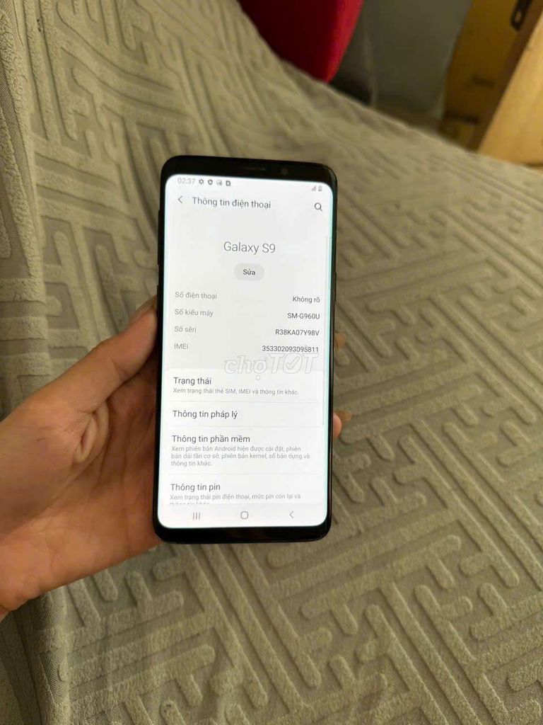 Samsung Galaxy S9 Zin đẹp