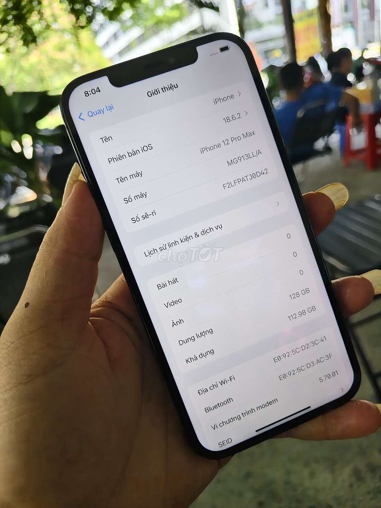Apple iPhone 12 Pro Max 128GB Xanh. Mua bán Điện thoại tại Quận Bình Tân Tp Hồ Chí Minh được đăng bởi nguyễn sang  hình 1