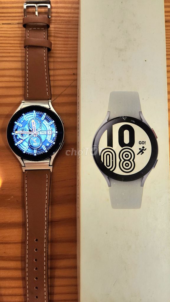 Galaxy Watch 4, Bluetooth 44mm, fullbox + dây da