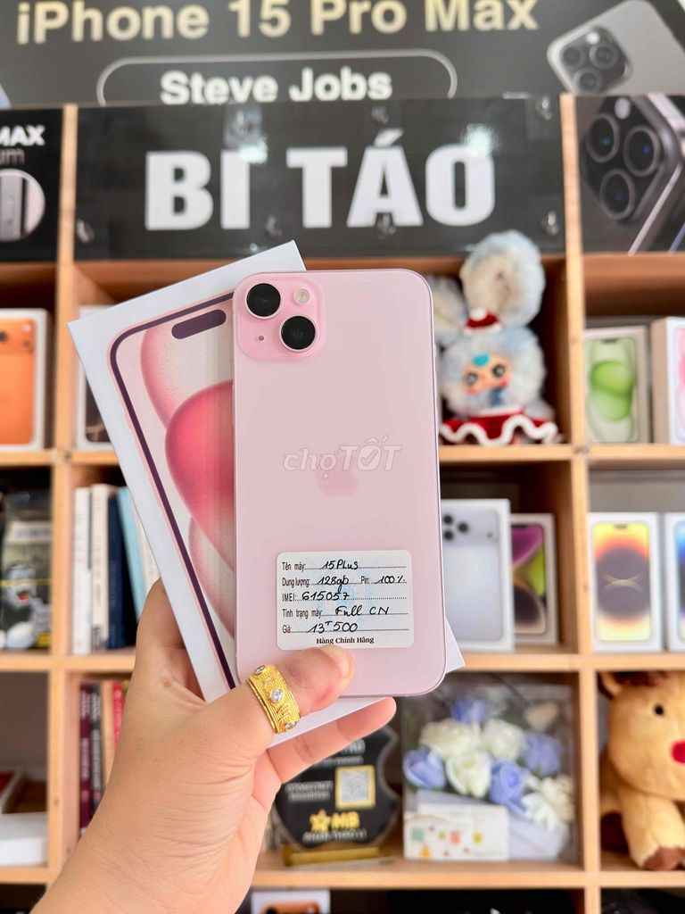 Apple iPhone 15 Plus 128GB Hồng. Mua bán Điện thoại tại Thành phố Long Xuyên An Giang được đăng bởi Bi Táo Store hình 1