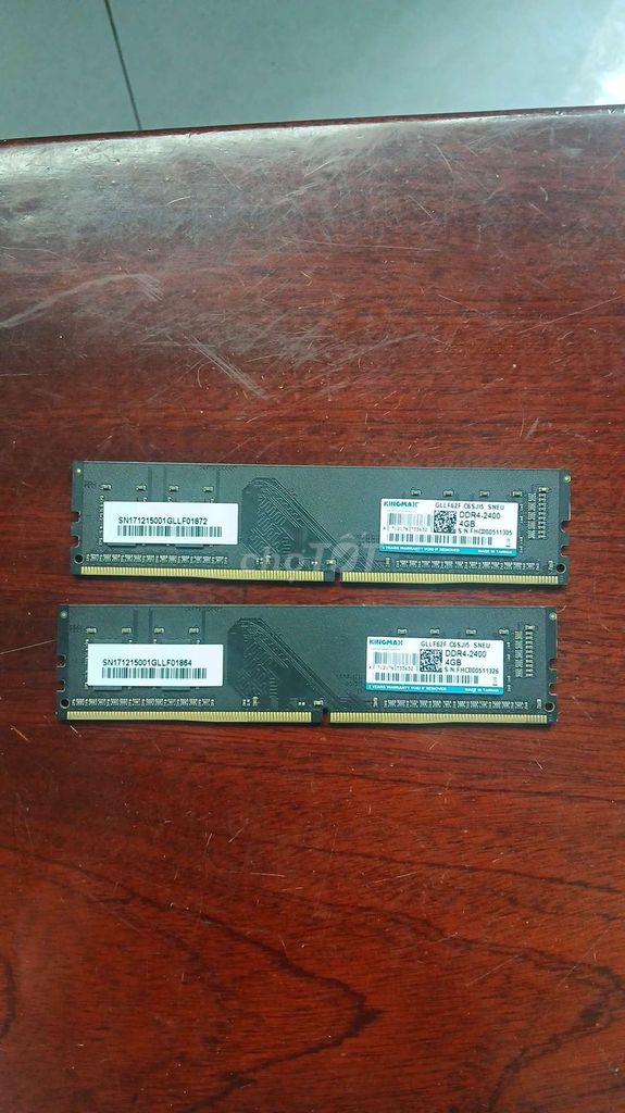 RAM Kingmax DDR4 4GB 2400MHz Máy tính. Mua bán Linh kiện (RAM, Card...) tại Thành phố Tân An Long An được đăng bởi VŨ TRỌNG HIẾU hình 1