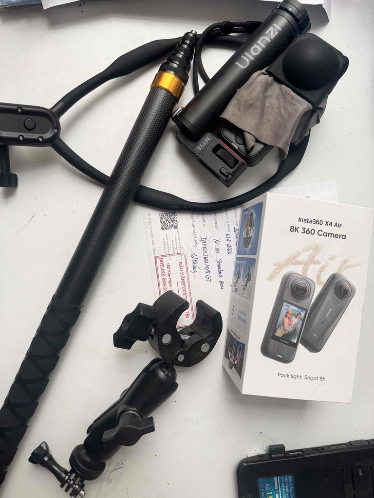 Camera 360 Insta360 X4 Air Đen Như lướt. Mua bán Máy ảnh, Máy quay tại Quận Cẩm Lệ Đà Nẵng được đăng bởi anh nguyen hình 1