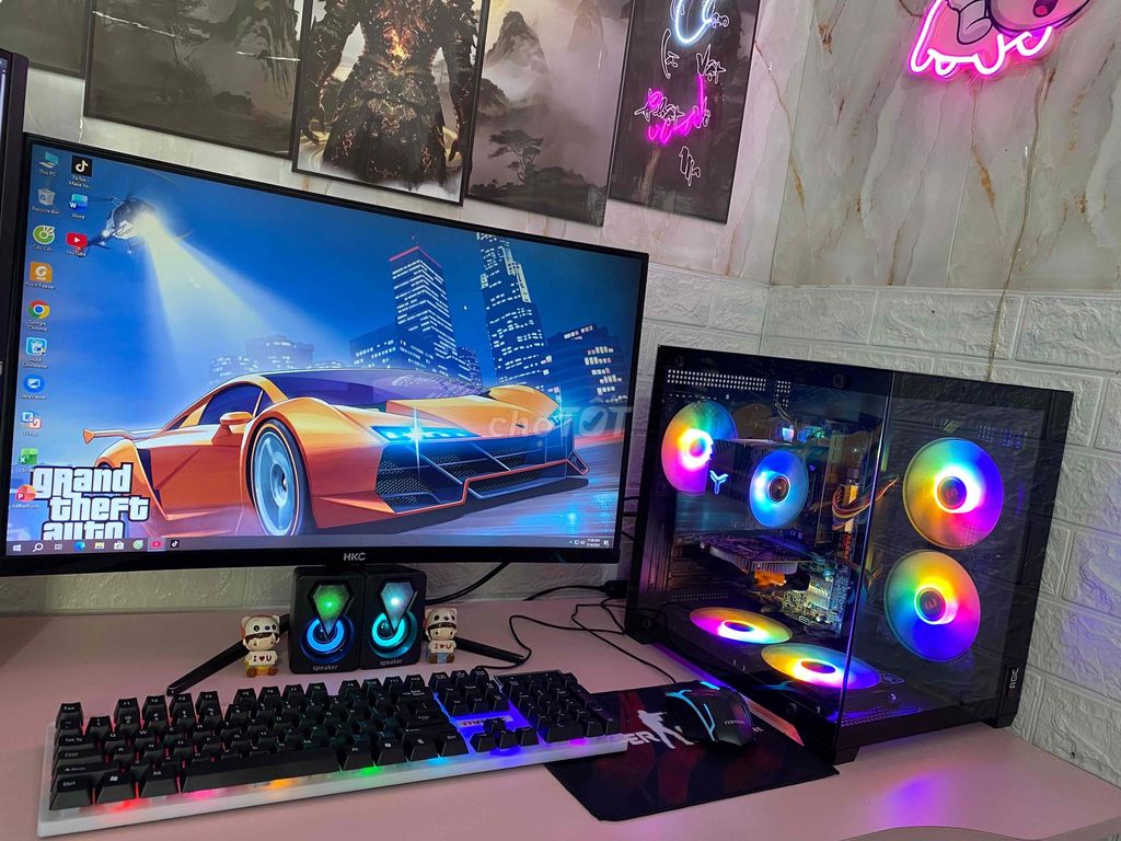 Trọn bộ 2 màng chiến game,deco,giải trí. Mua bán Máy tính để bàn tại Thành phố Thuận An Bình Dương được đăng bởi TÔ THỊ COMPUTER hình 1